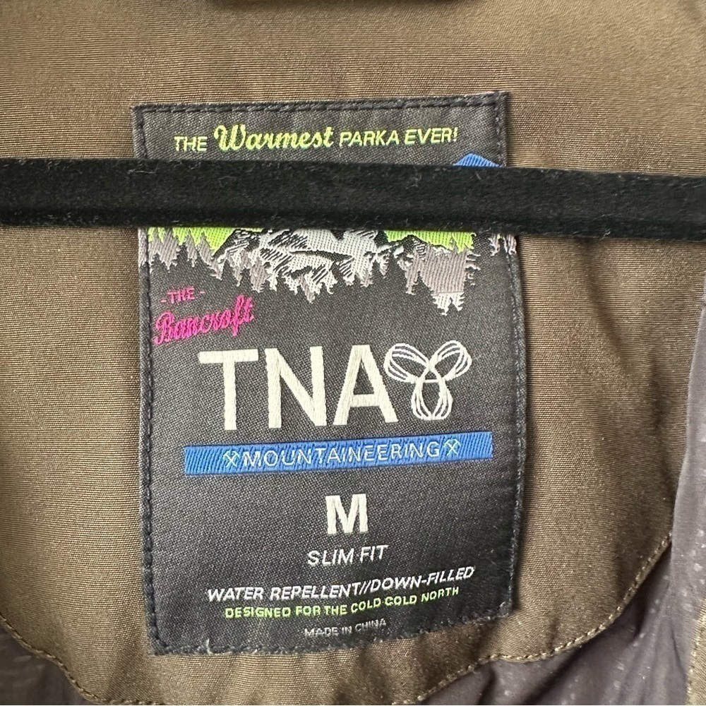 Aritzia-TNA Bancroft Parka In Dark Olive (Size: Medium) - Picture 14 of 15